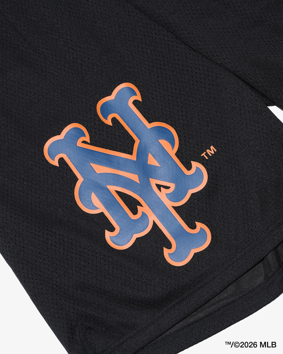 KEBOZ × MLB NEW YORK METS MESH SHORTS