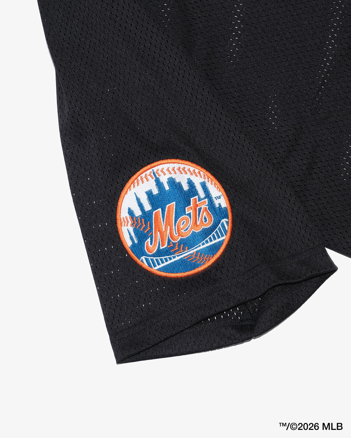 KEBOZ × MLB NEW YORK METS MESH TEE