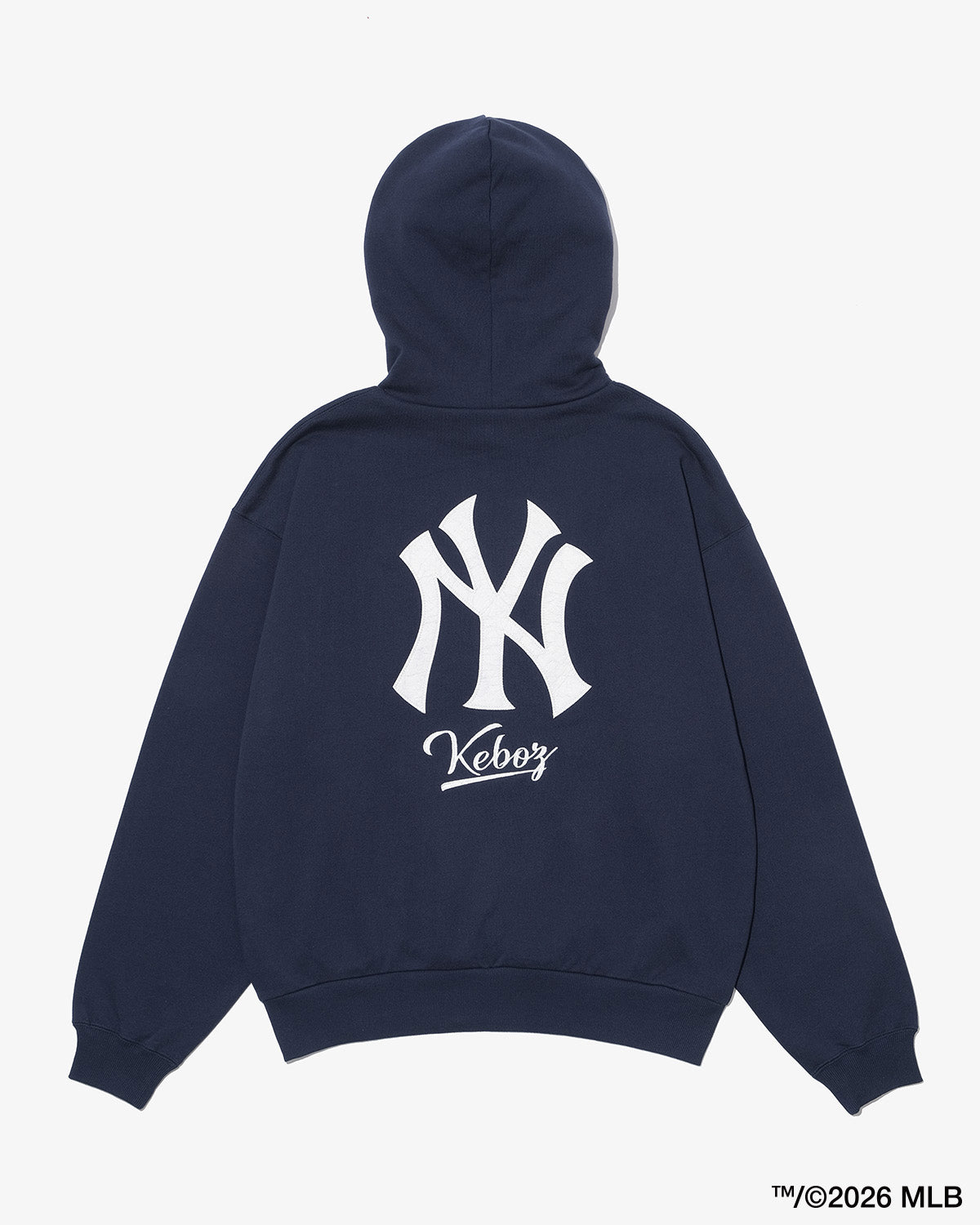 KEBOZ × MLB NEW YORK YANKEES LOGO SWEAT HOODIE