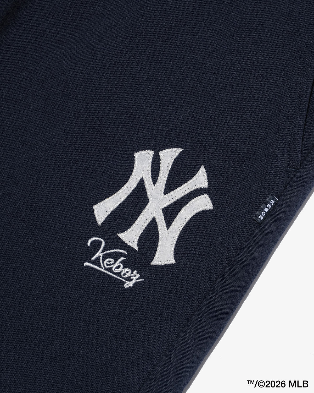 KEBOZ × MLB NEW YORK YANKEES LOGO SWEAT  PANTS