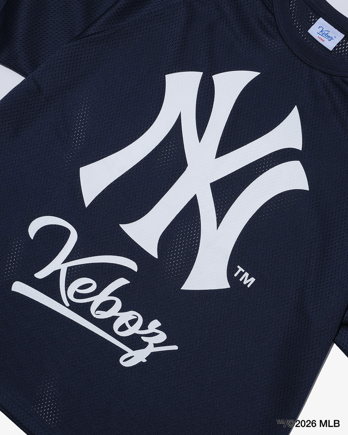 KEBOZ × MLB NEW YORK YANKEES MESH TEE