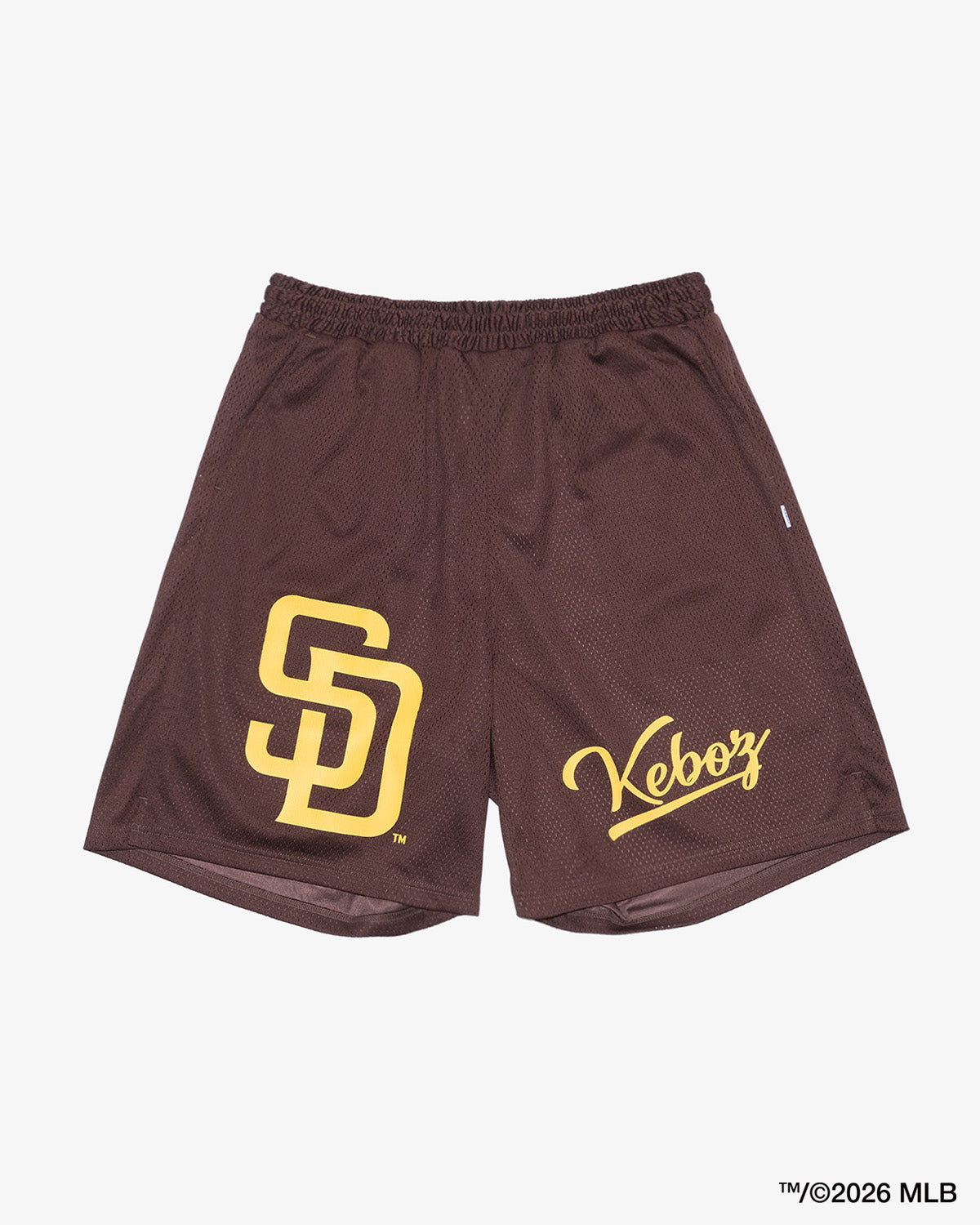 KEBOZ × MLB SAN DIEGO PADRES MESH SHORTS