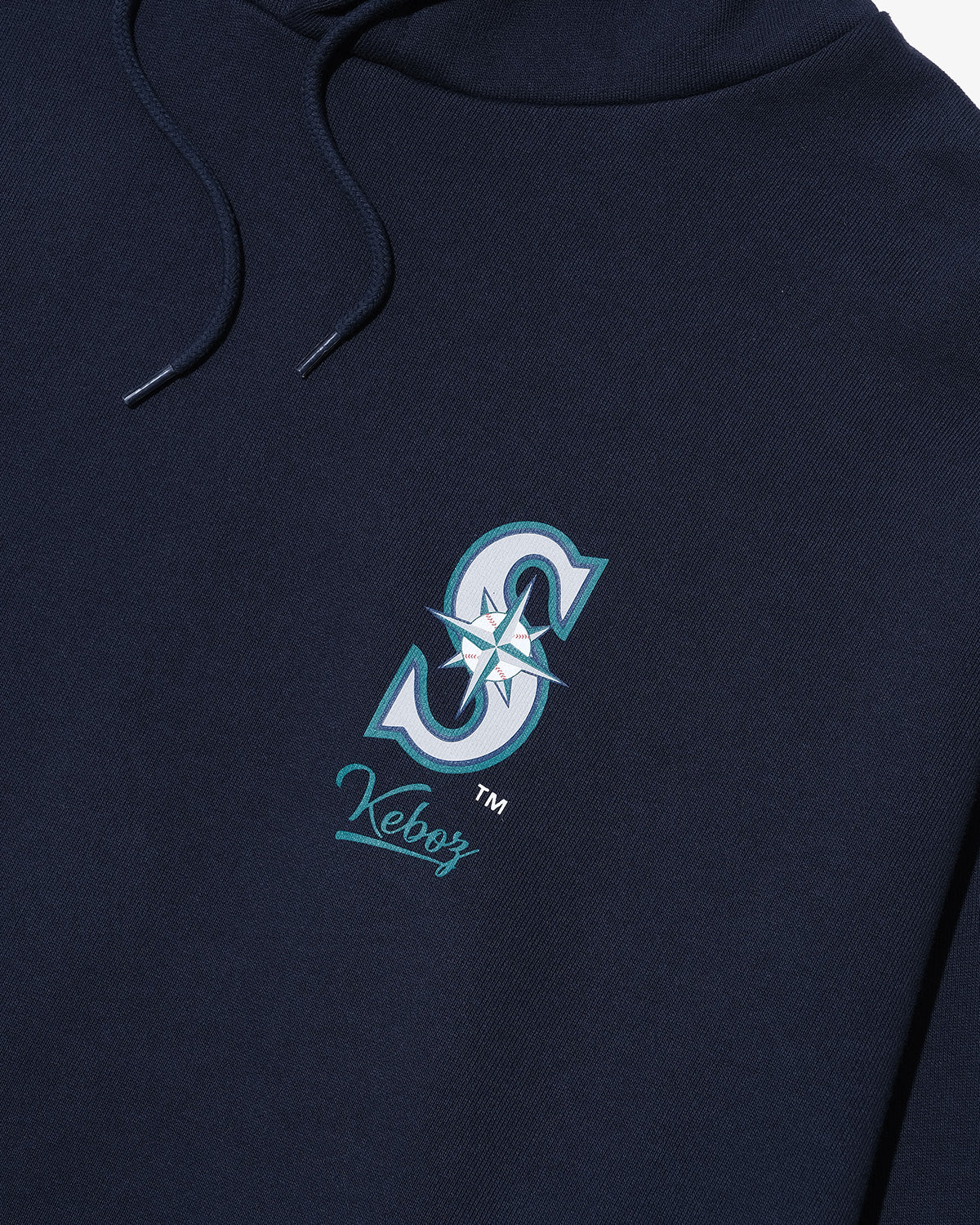 KEBOZ × MLB SEATTLE MARINERS LOGO SWEAT HOODIE