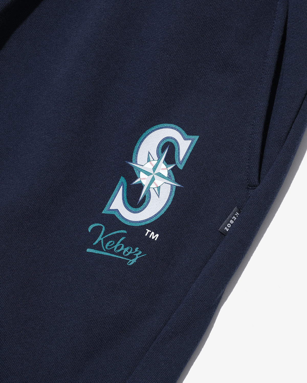 KEBOZ × MLB SEATTLE MARINERS LOGO SWEAT PANTS