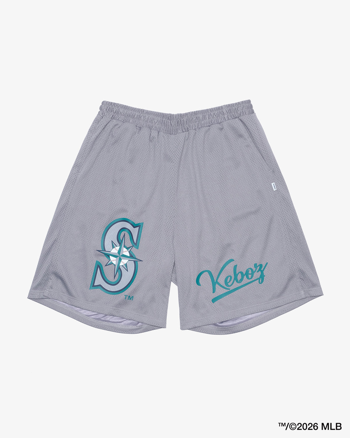 KEBOZ × MLB SEATTLE MARINERS MESH SHORTS