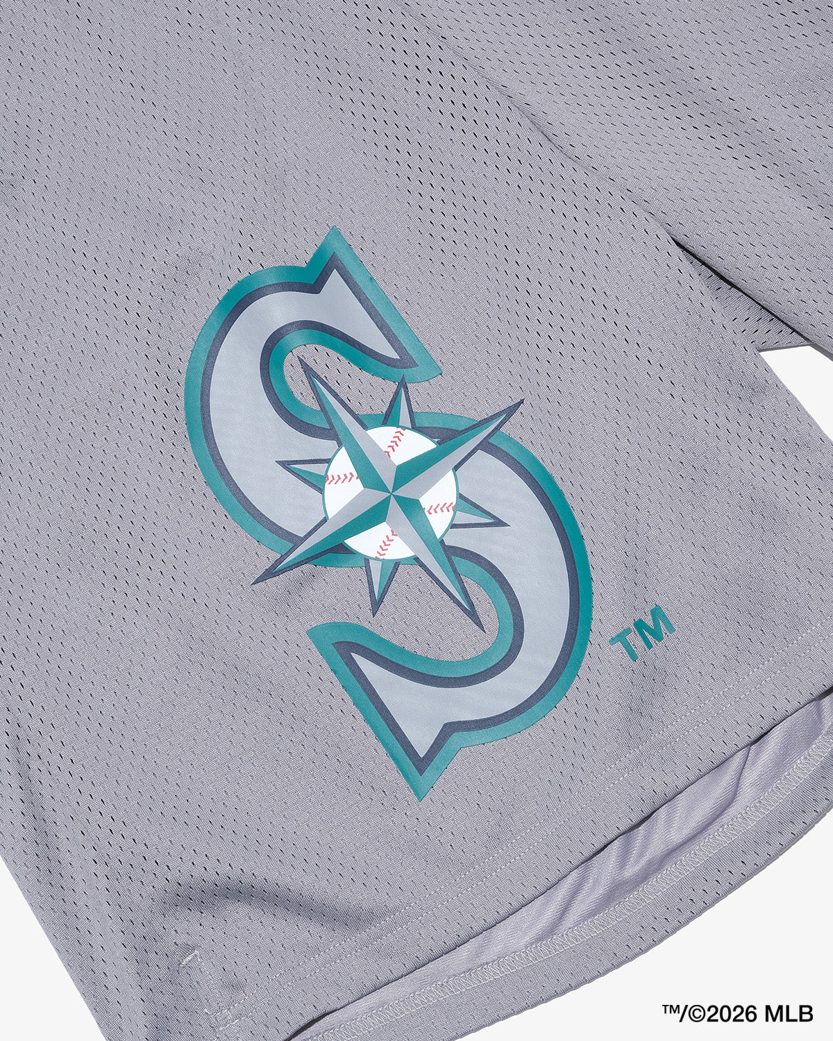 KEBOZ × MLB SEATTLE MARINERS MESH SHORTS