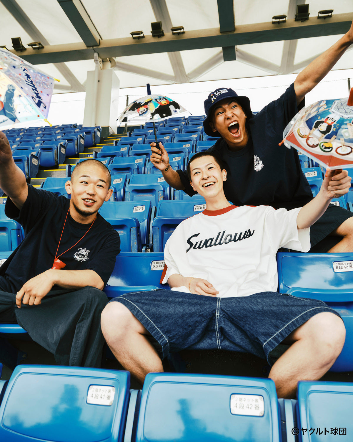 SWALLOWS × KEBOZ ENJOY S/S TEE