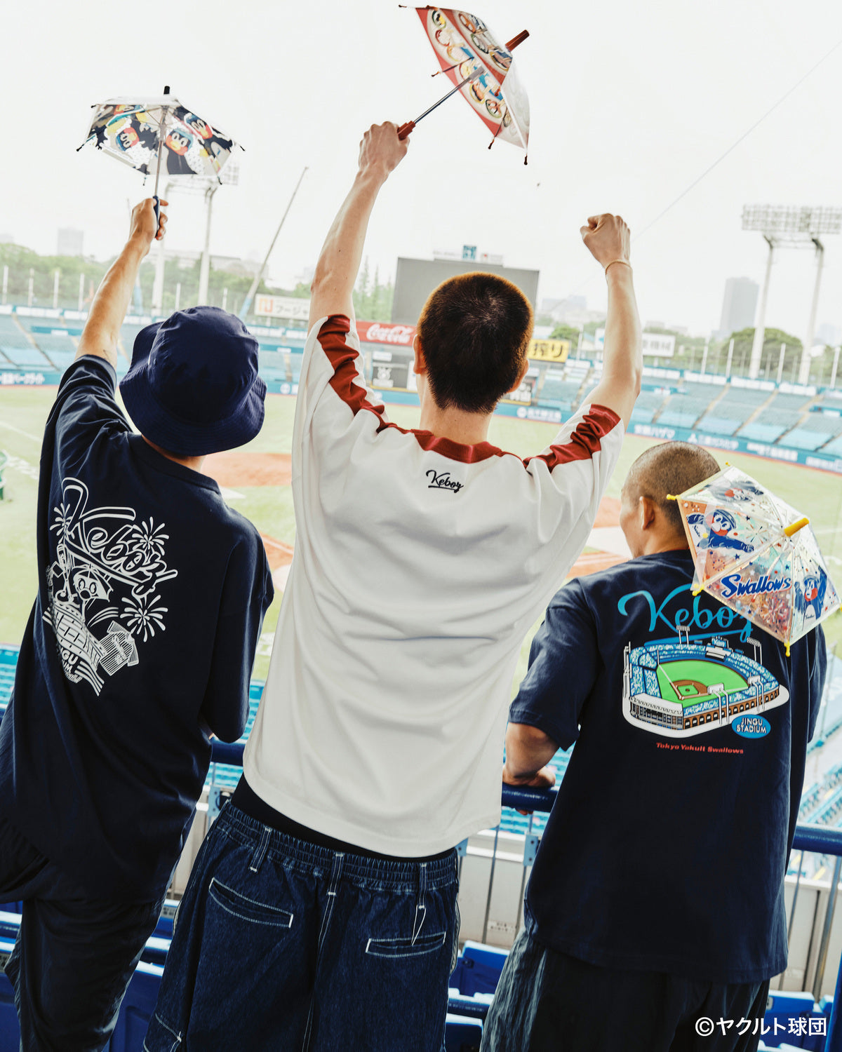 SWALLOWS × KEBOZ ENJOY S/S TEE