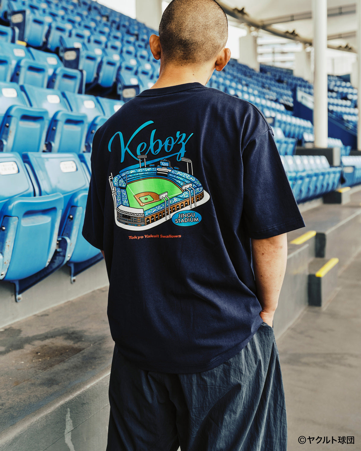 SWALLOWS × KEBOZ JINGU STADIUM S/S TEE