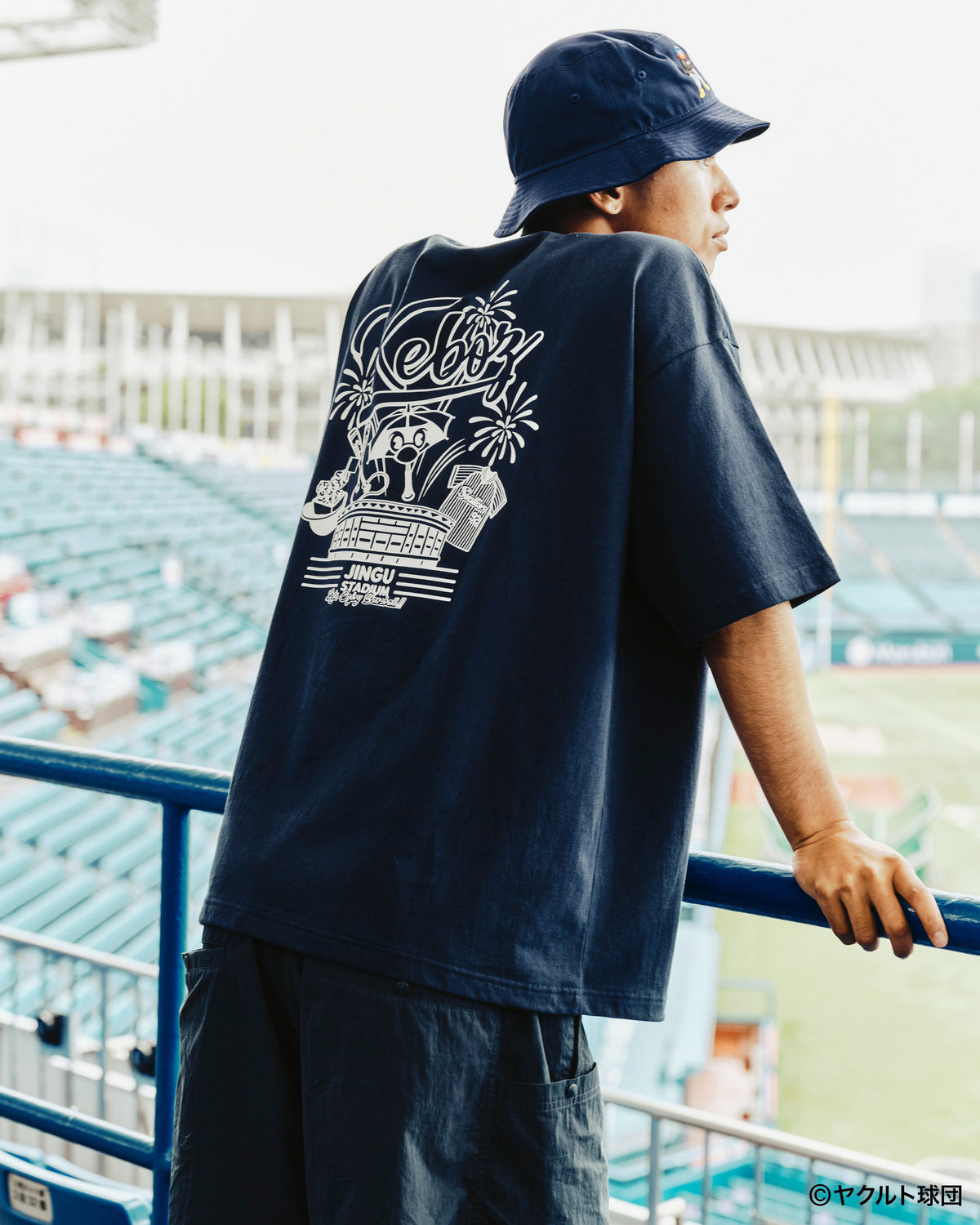 SWALLOWS × KEBOZ ENJOY S/S TEE