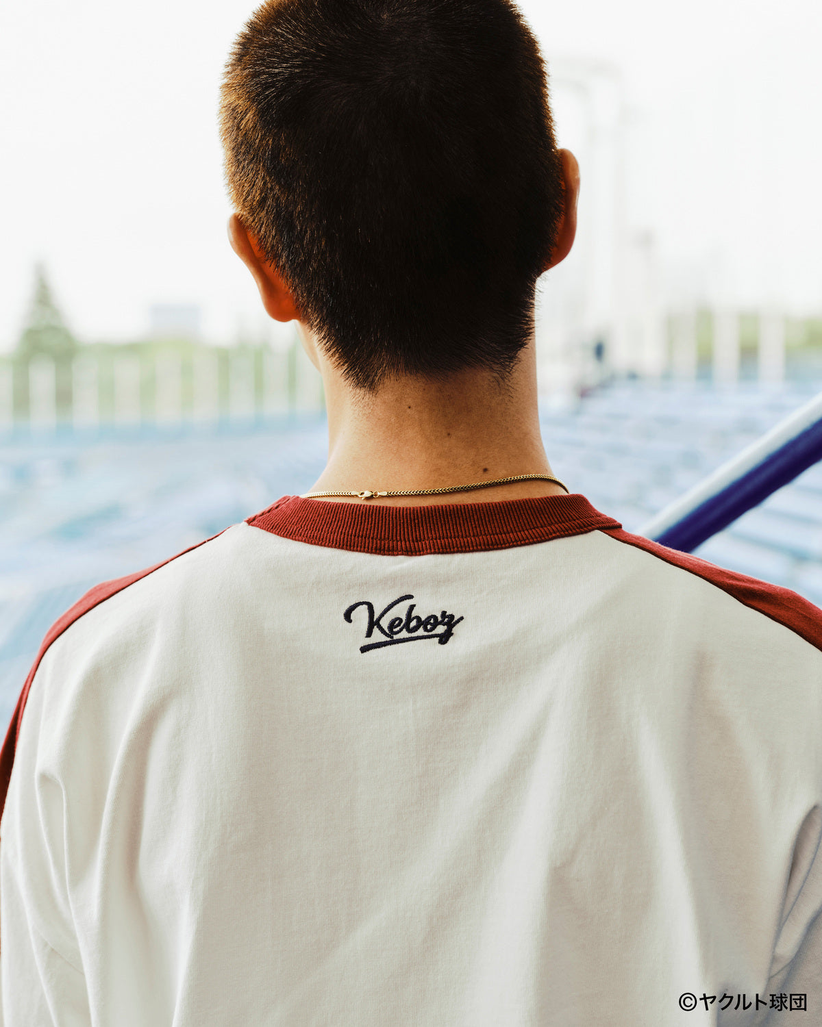 SWALLOWS × KEBOZ LINE S/S TEE