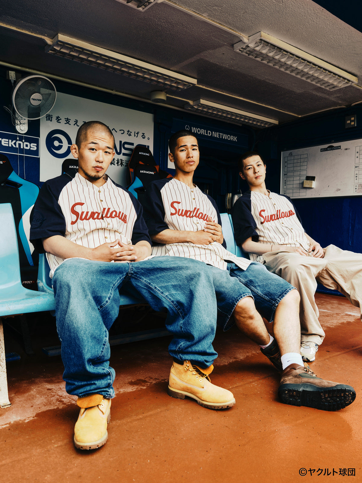 SWALLOWS × KEBOZ BASEBALL JERSEY