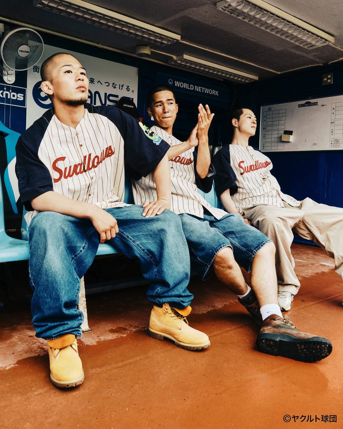 SWALLOWS × KEBOZ BASEBALL JERSEY
