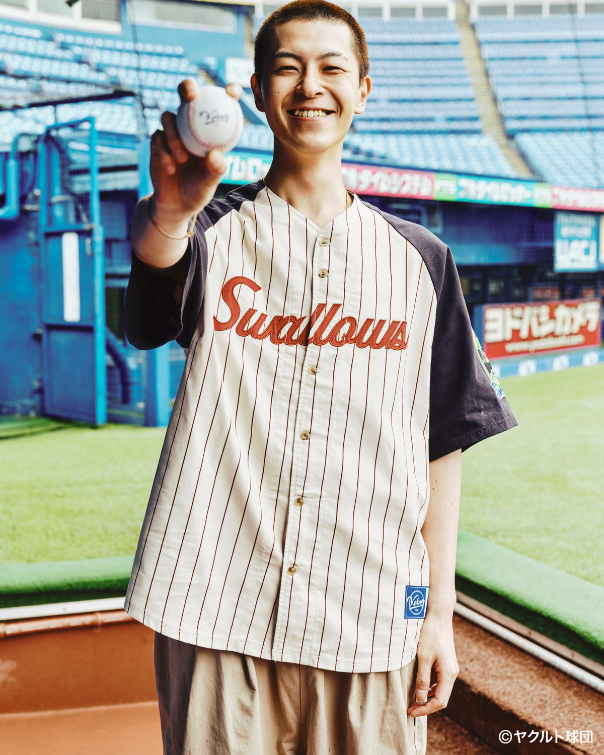 SWALLOWS × KEBOZ BASEBALL JERSEY