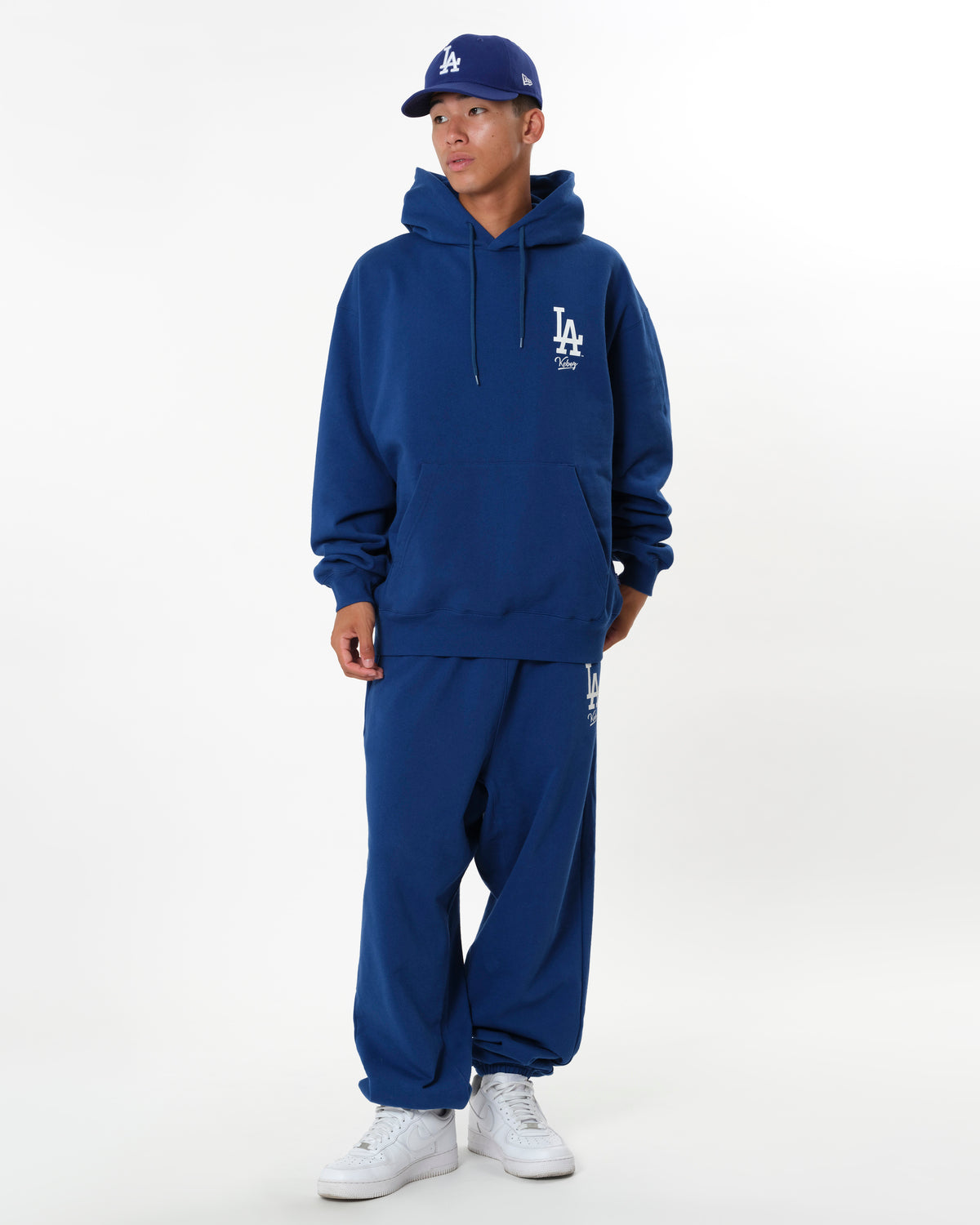 KEBOZ × MLB LOS ANGELES DODGERS LOGO SWEAT PANTS