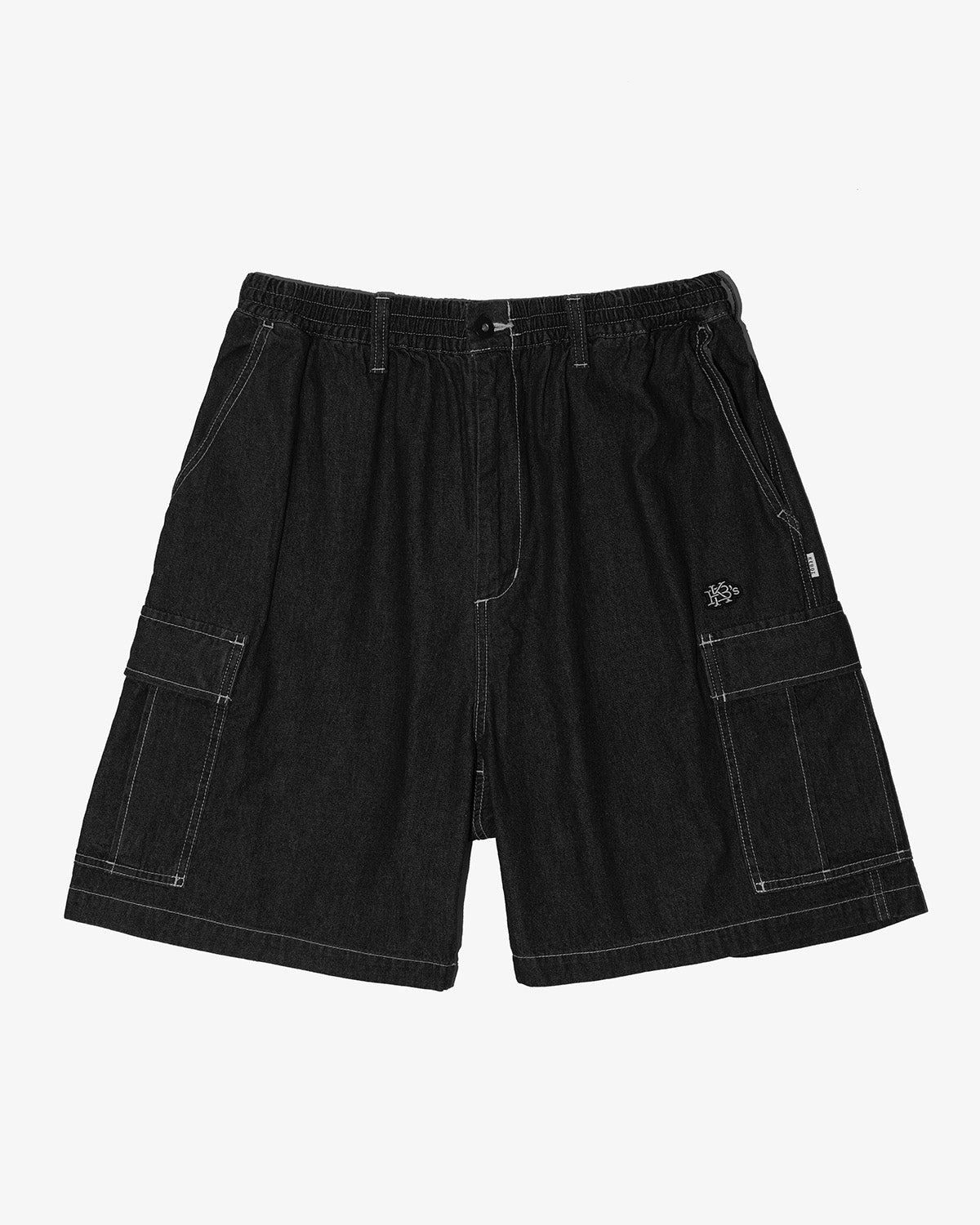 LIGHT DENIM CARGO SHORTS
