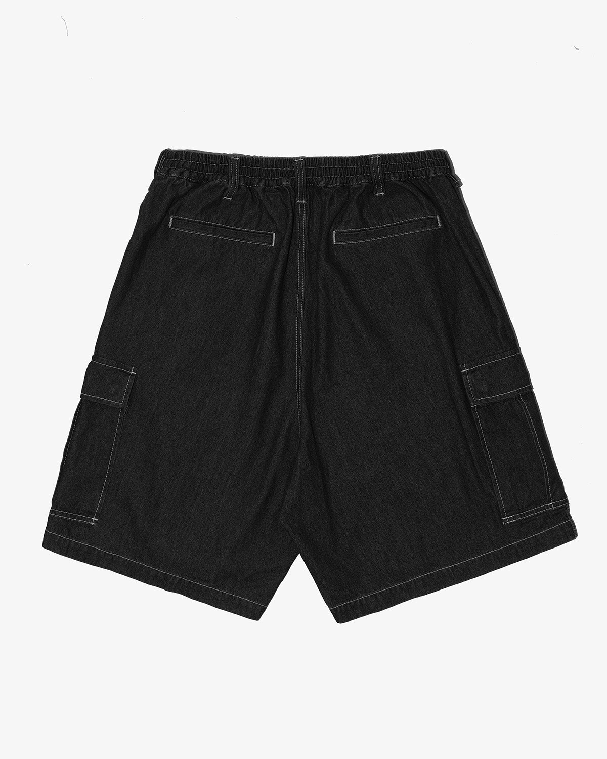LIGHT DENIM CARGO SHORTS