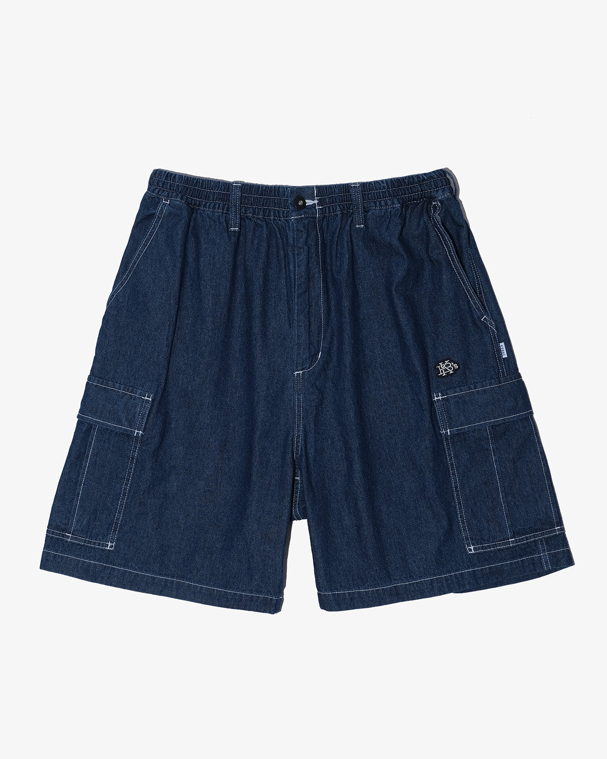 LIGHT DENIM CARGO SHORTS