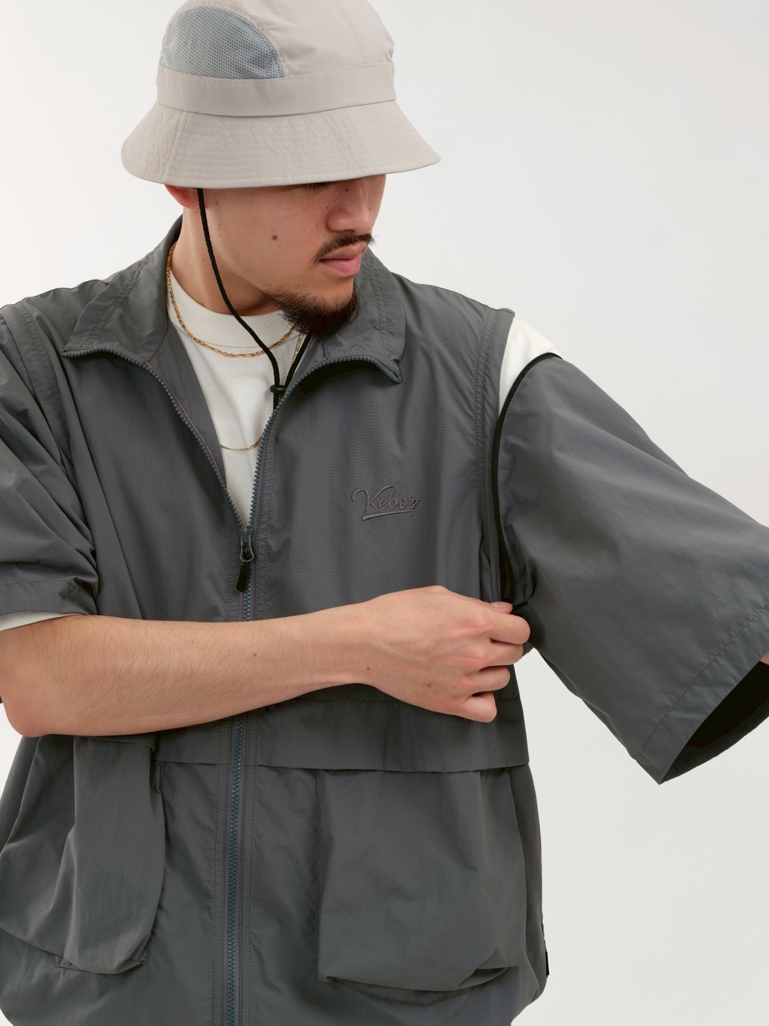 SUPPLEX CONVERTIBLE SHIRT VEST