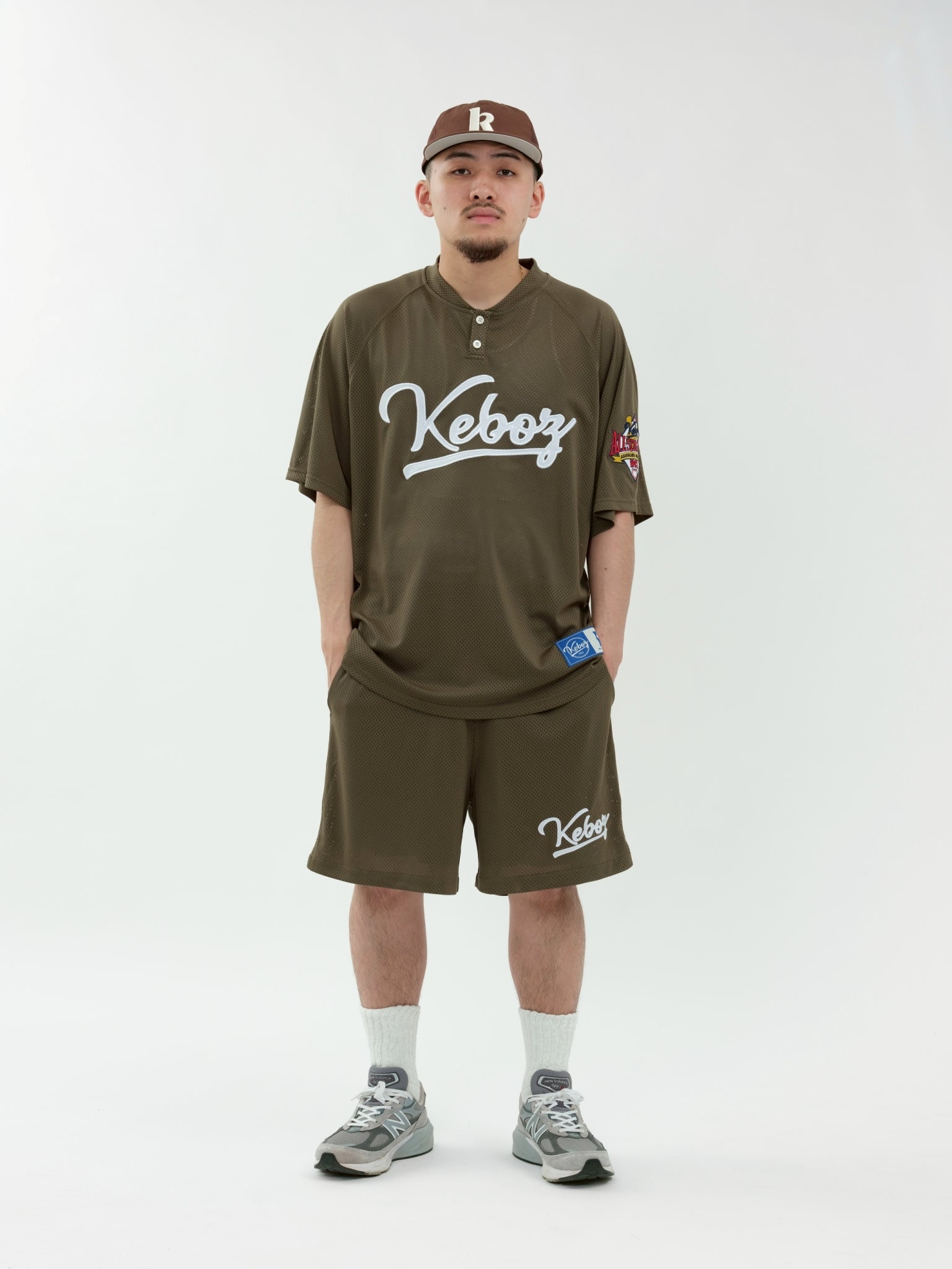 ICON MESH BASEBALL HENLEY