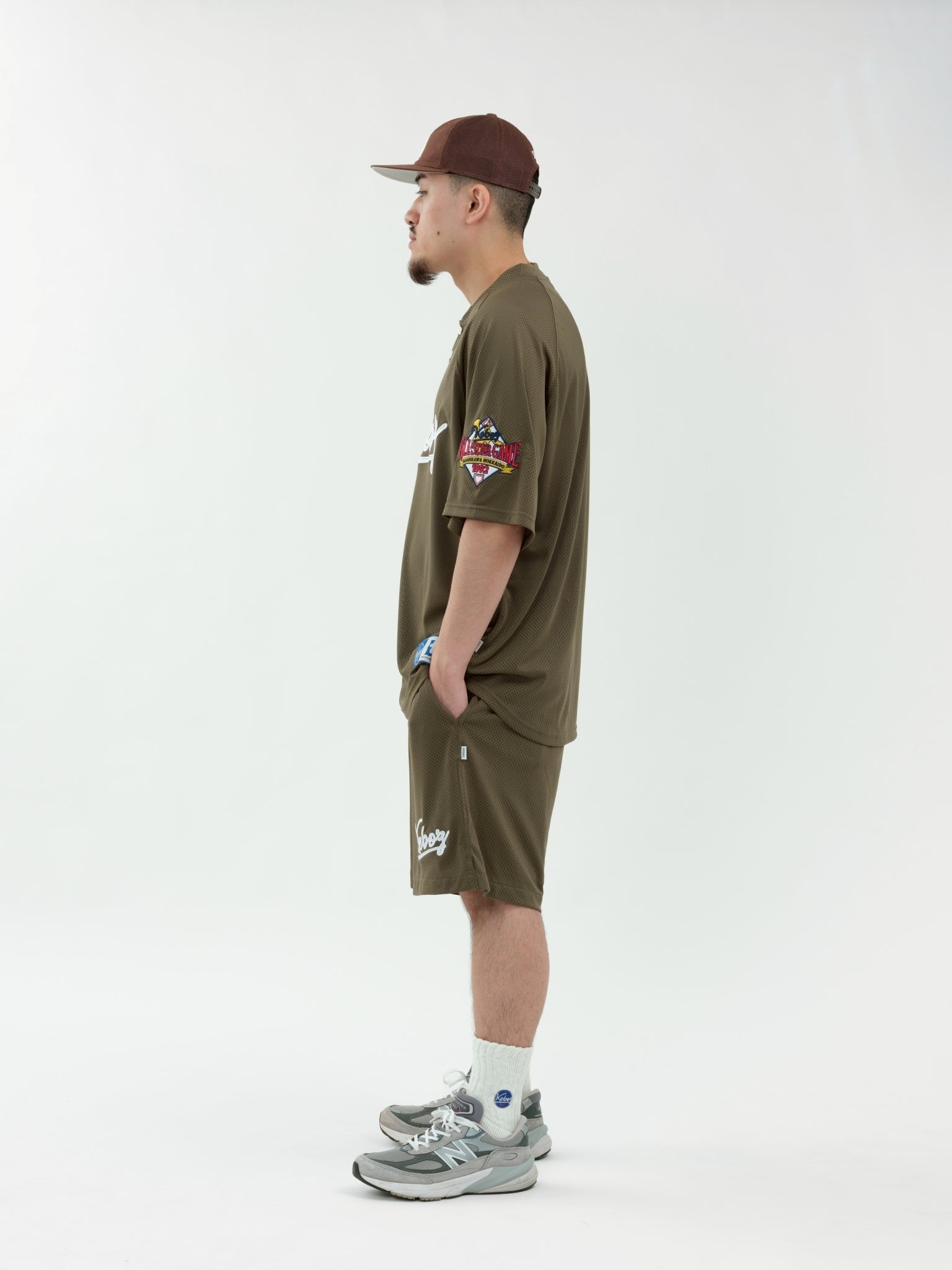 ICON MESH BASEBALL HENLEY