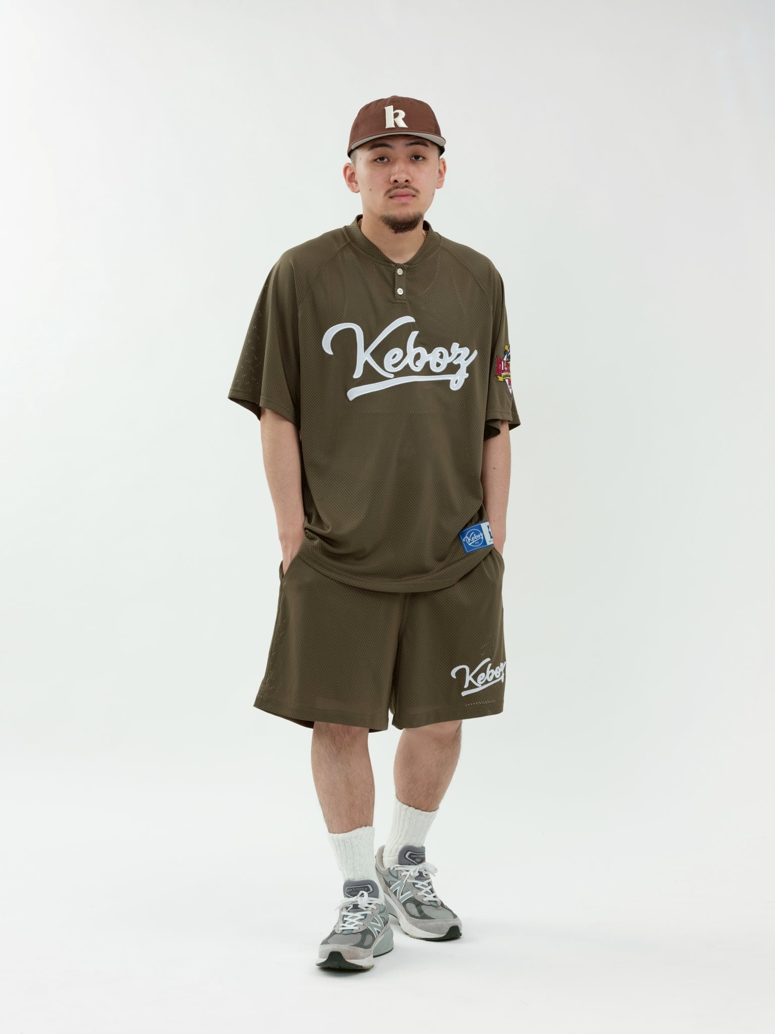 ICON MESH BASEBALL HENLEY