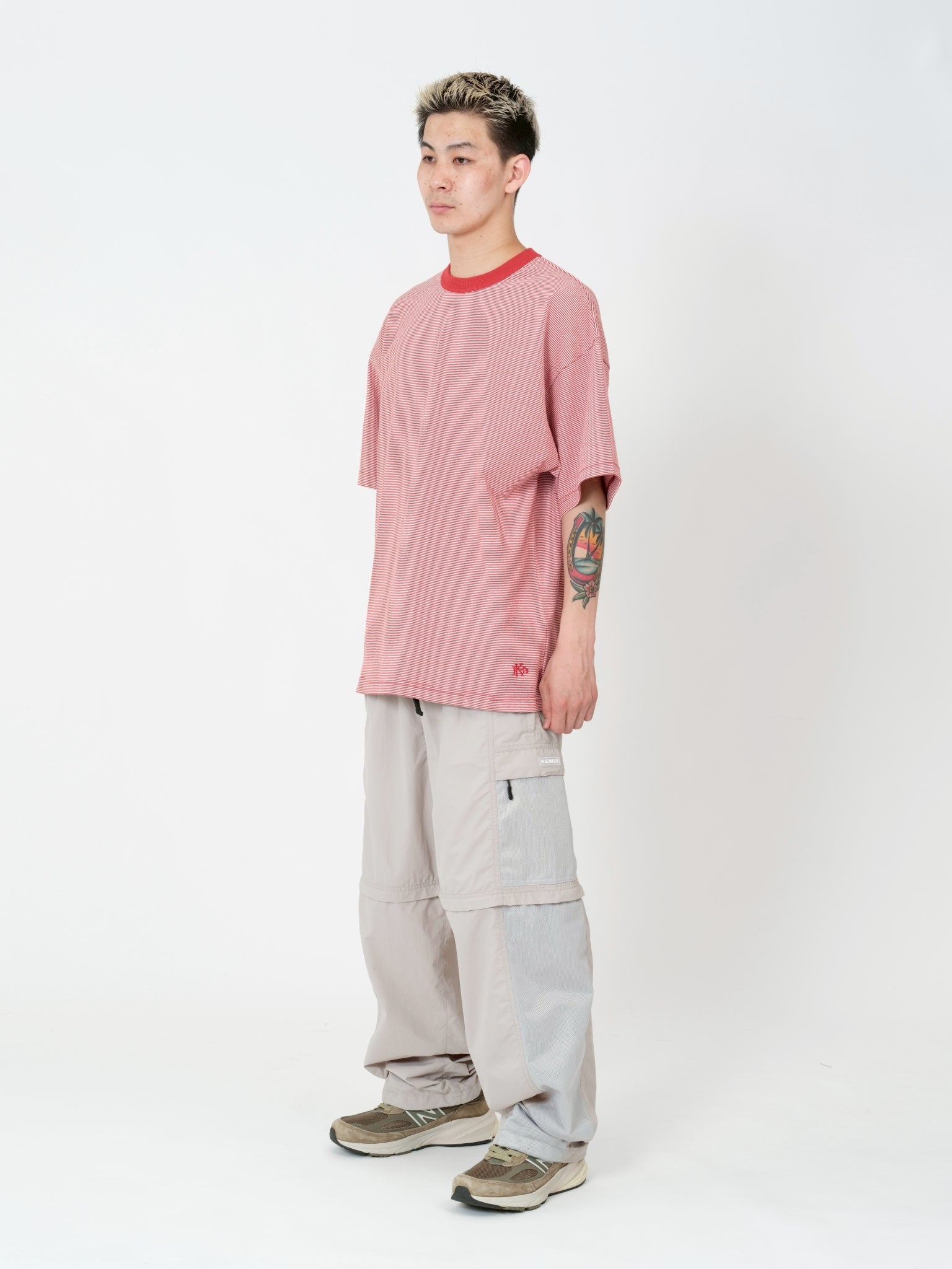 45. SINGLE BORDER S/S TEE (Shipping date: April) 