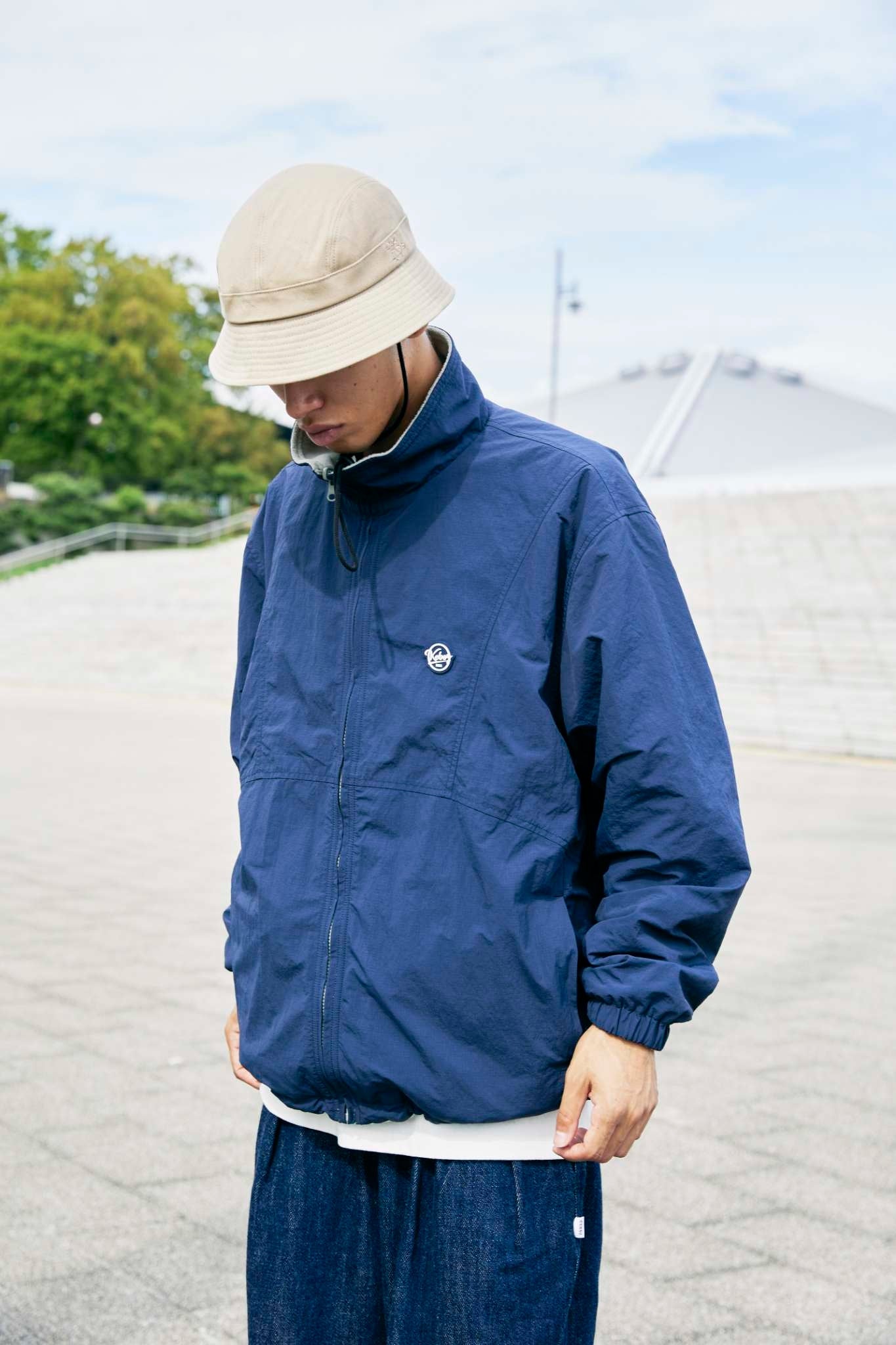 NYLON FLEECE REVERSIBLE JACKET