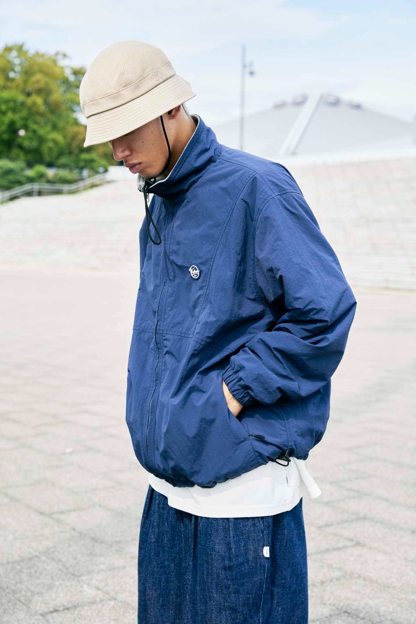 NYLON FLEECE REVERSIBLE JACKET