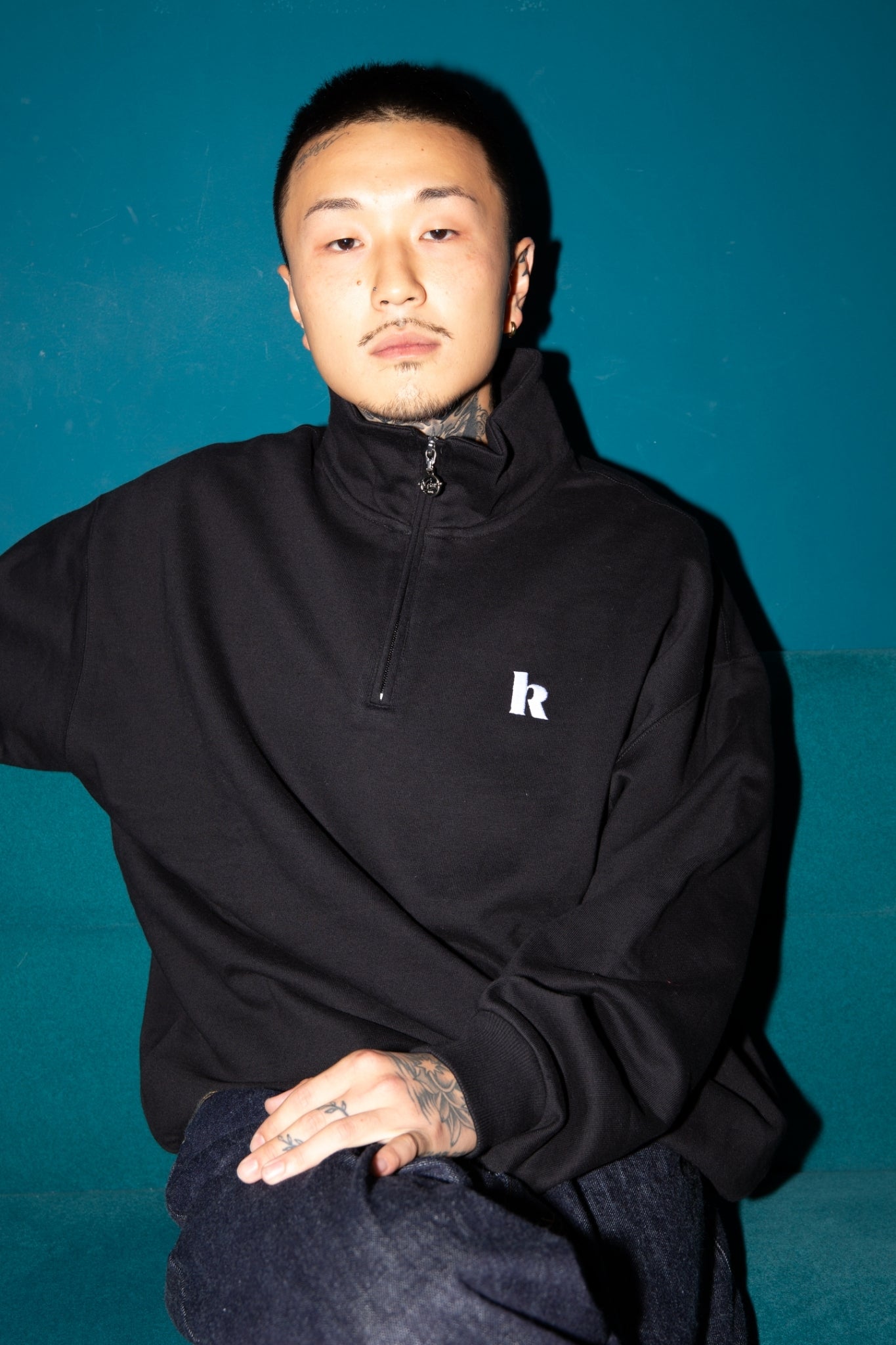 NK HALF ZIP SWEAT PULLOVER