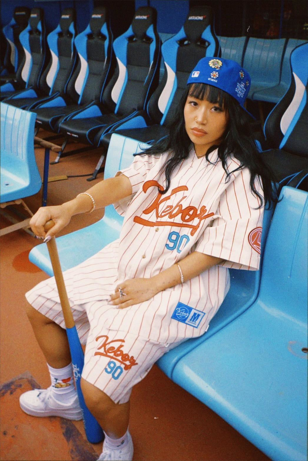SPACE LOV3 × KEBOZ BASEBALL JERJEY