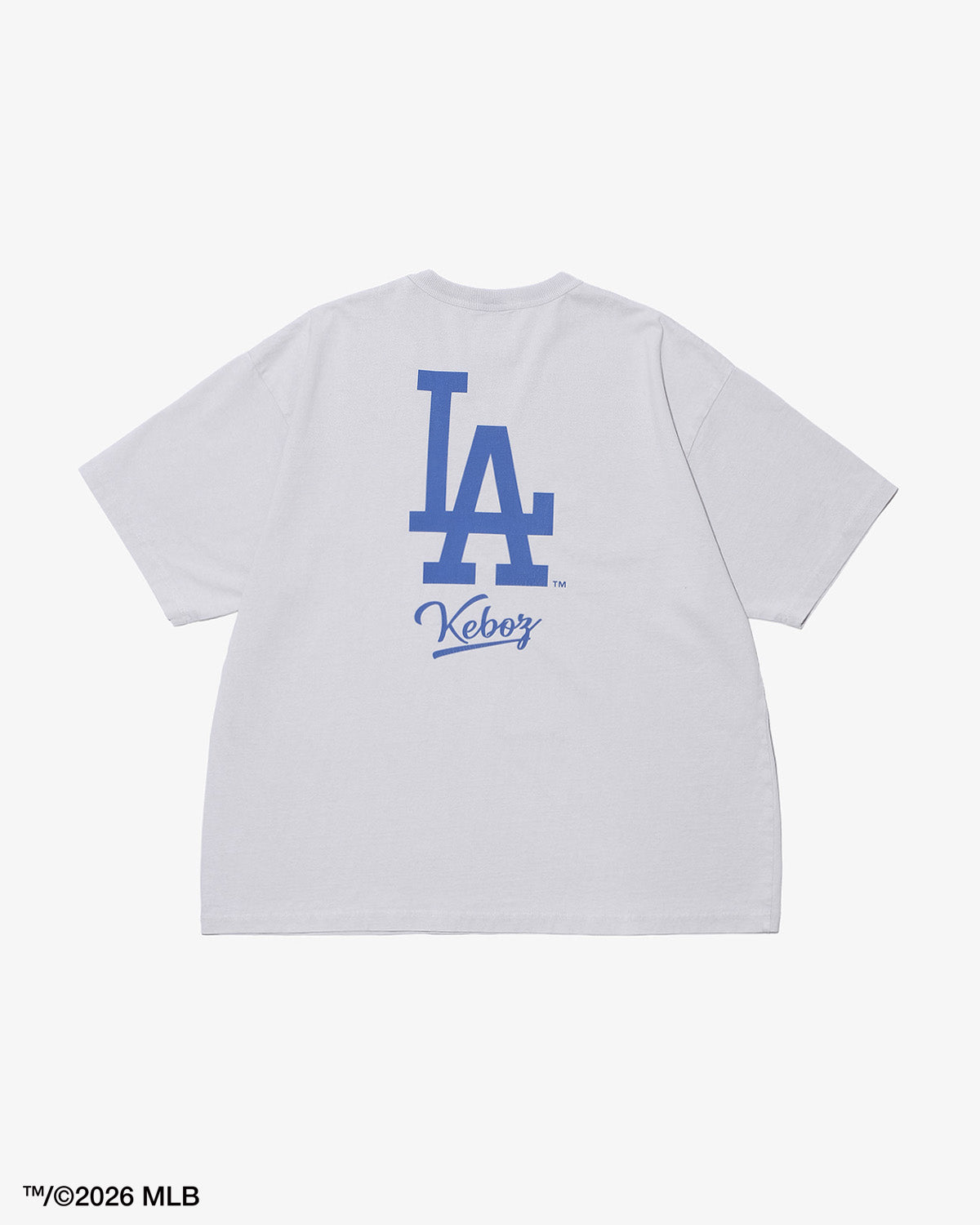 KEBOZ × MLB LOS ANGELES DODGERS LOGO WASHED S/S TEE