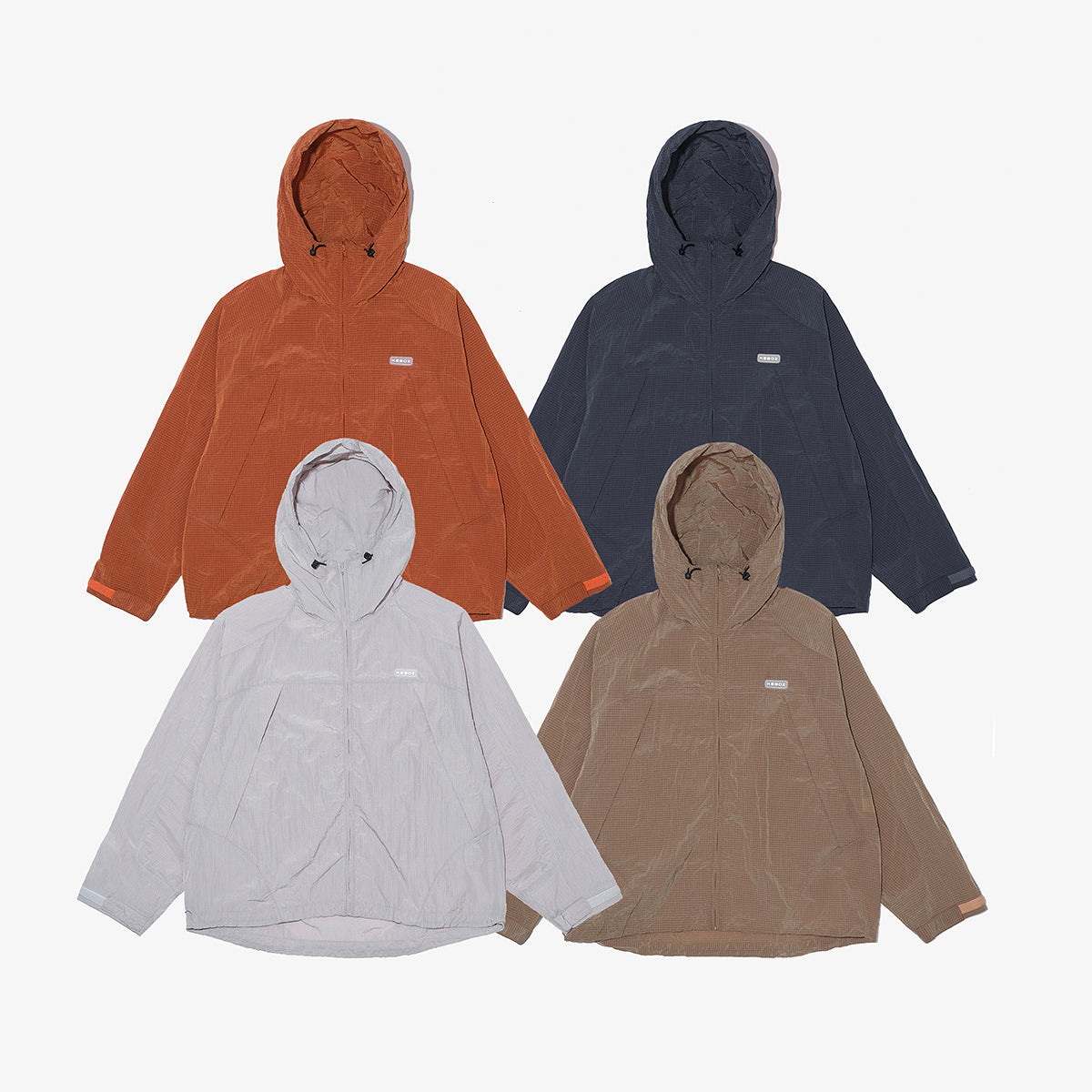 PACKABLE RIPSTOP NYLON HOODIE JACKET