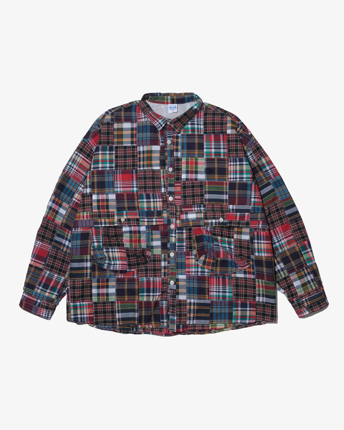 PATCHWORK L/S BALL SHIRT