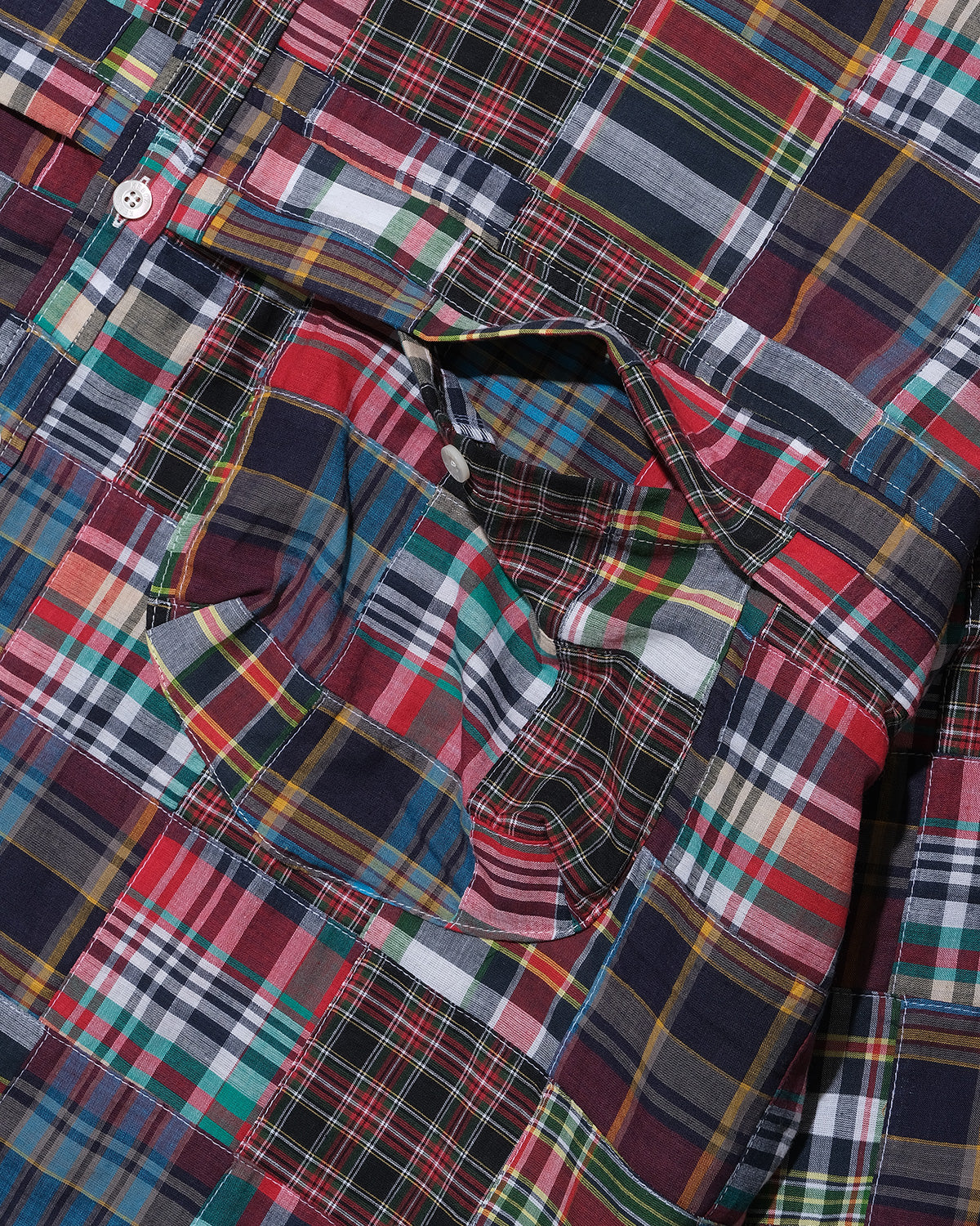 PATCHWORK L/S BALL SHIRT
