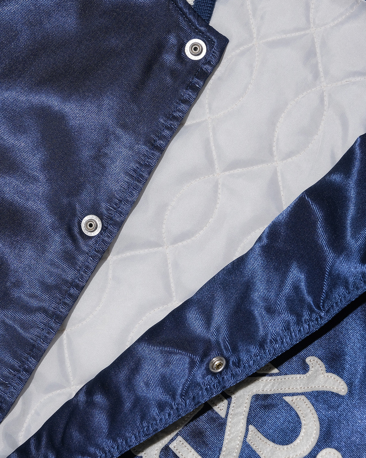SATIN VARSITY JACKET