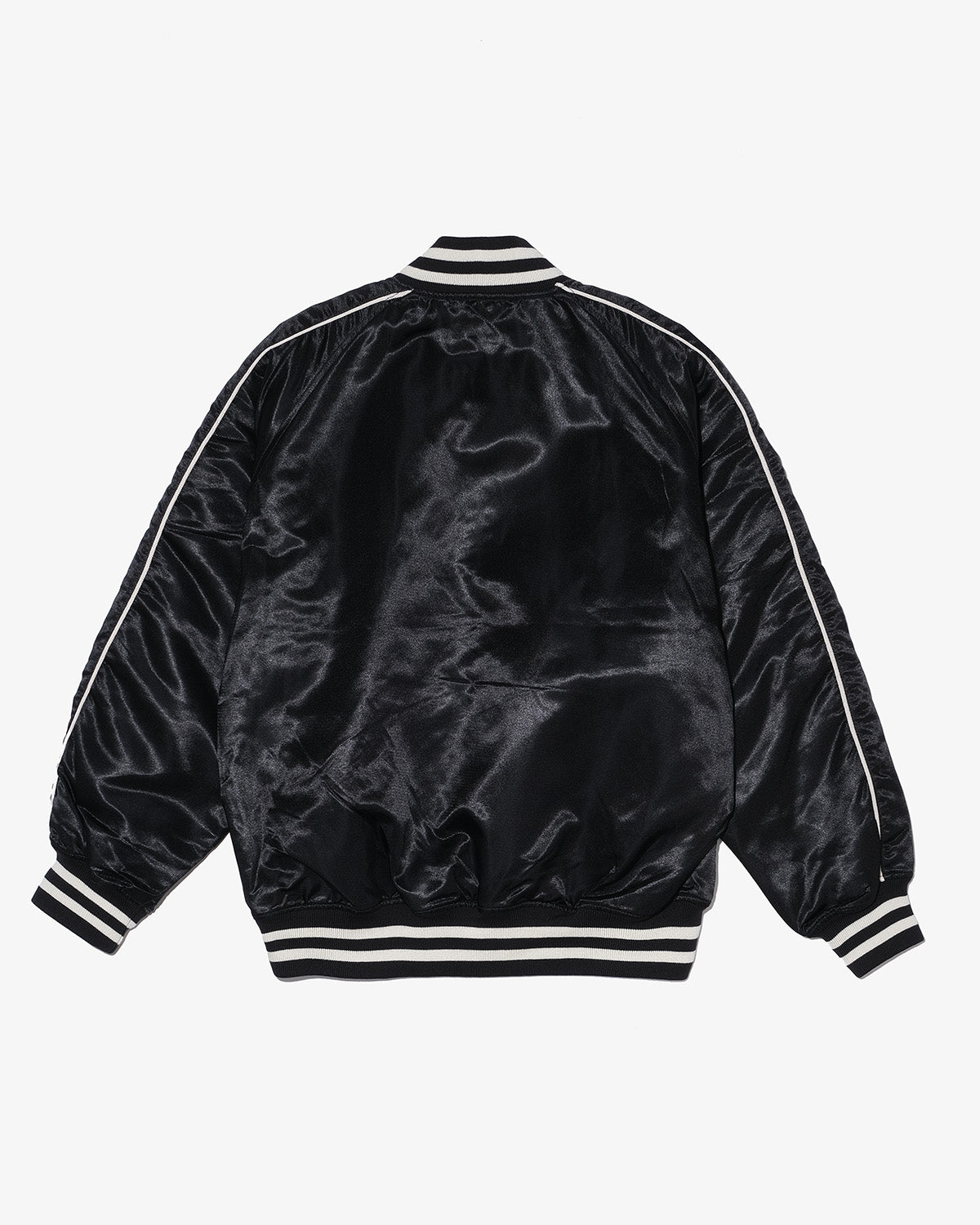 SATIN VARSITY JACKET