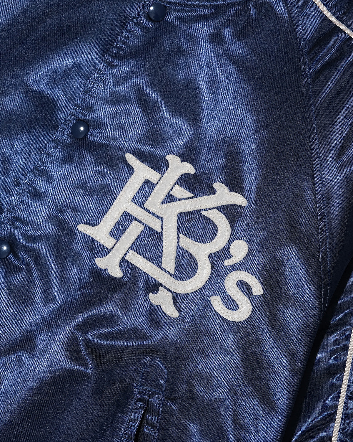 SATIN VARSITY JACKET