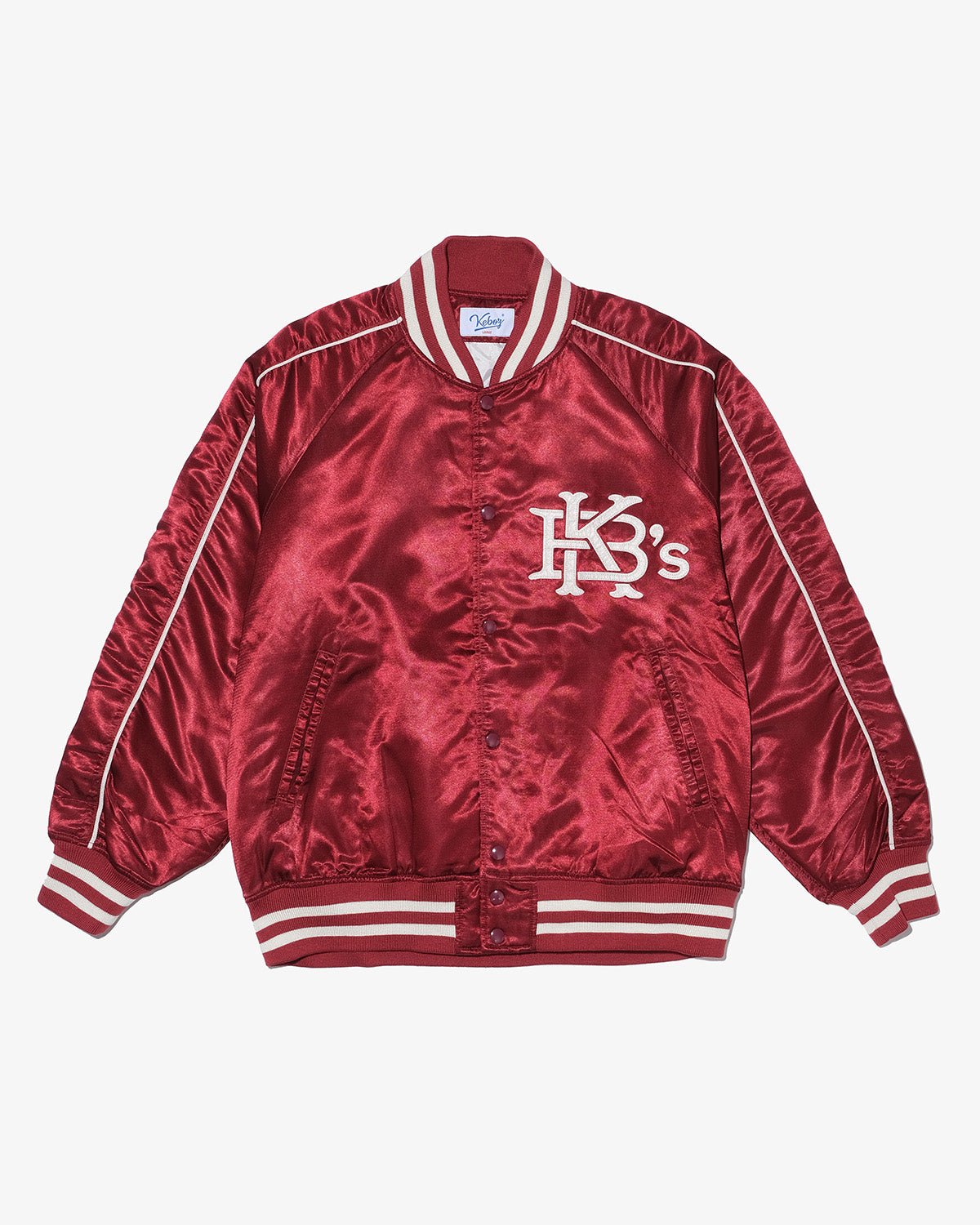 SATIN VARSITY JACKET