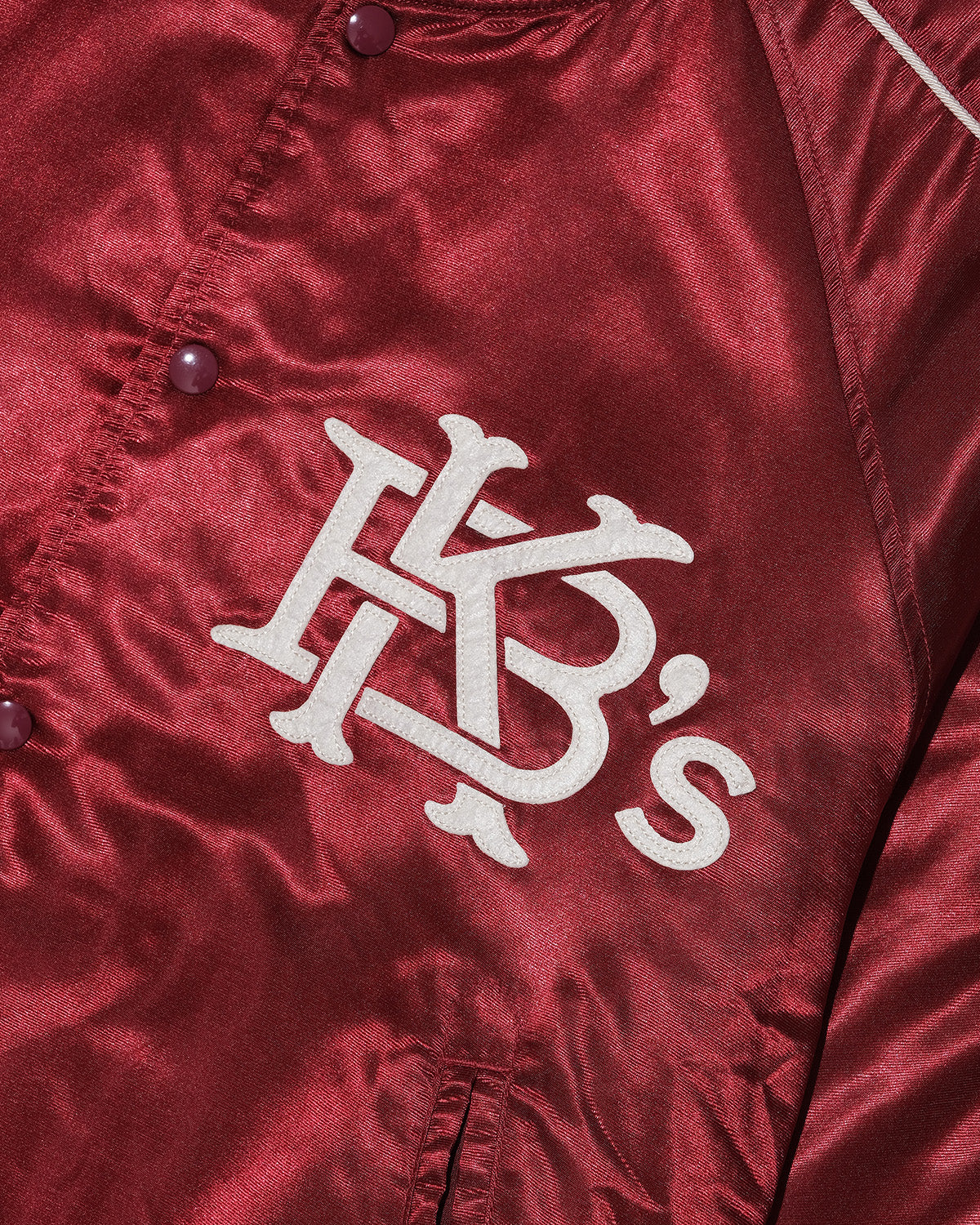 SATIN VARSITY JACKET