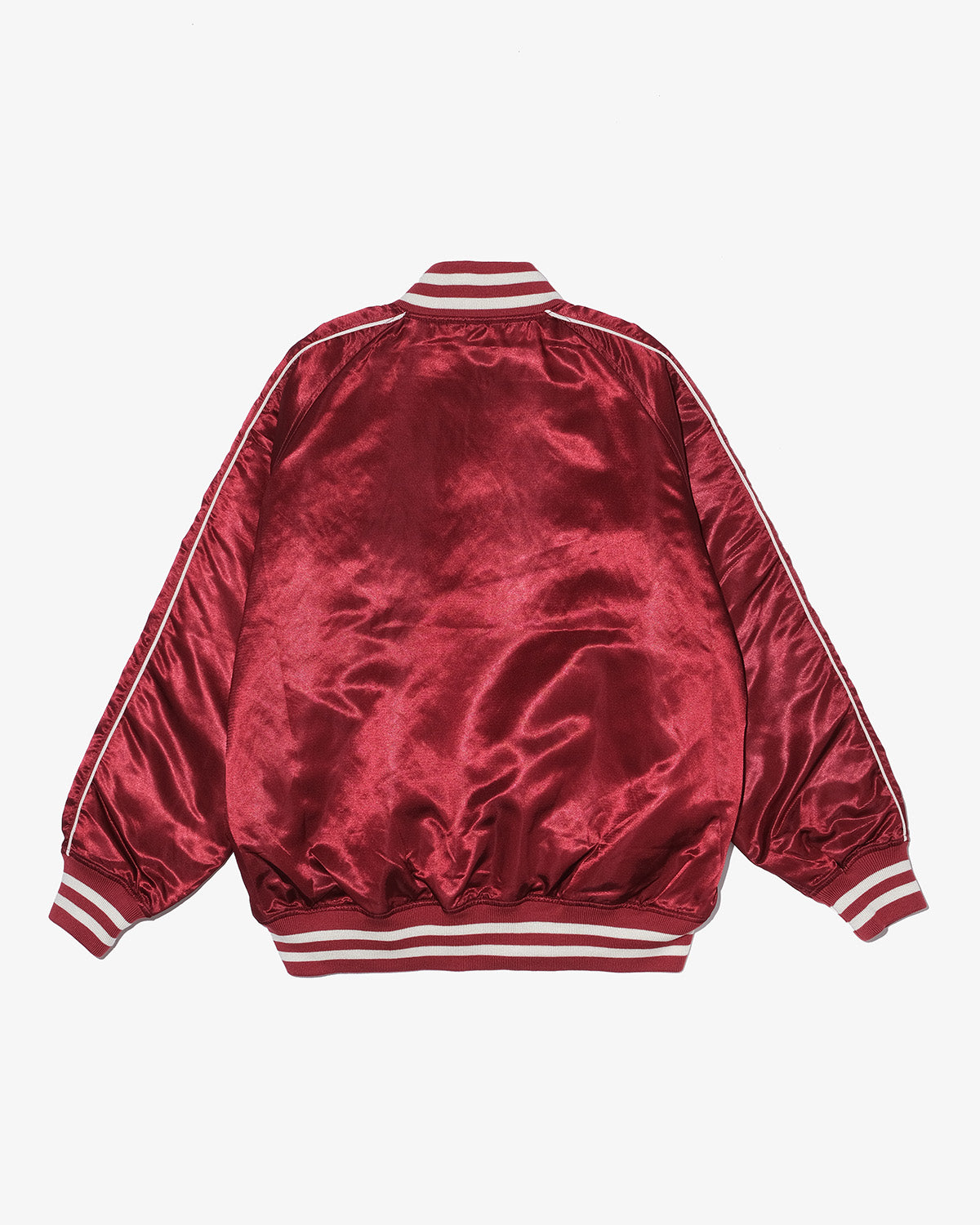 SATIN VARSITY JACKET