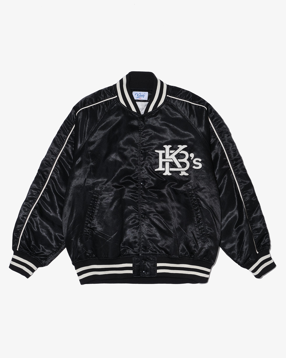 SATIN VARSITY JACKET