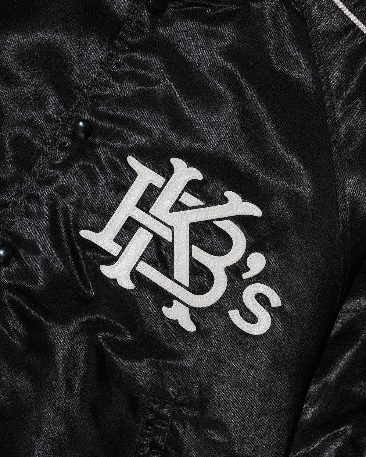 SATIN VARSITY JACKET