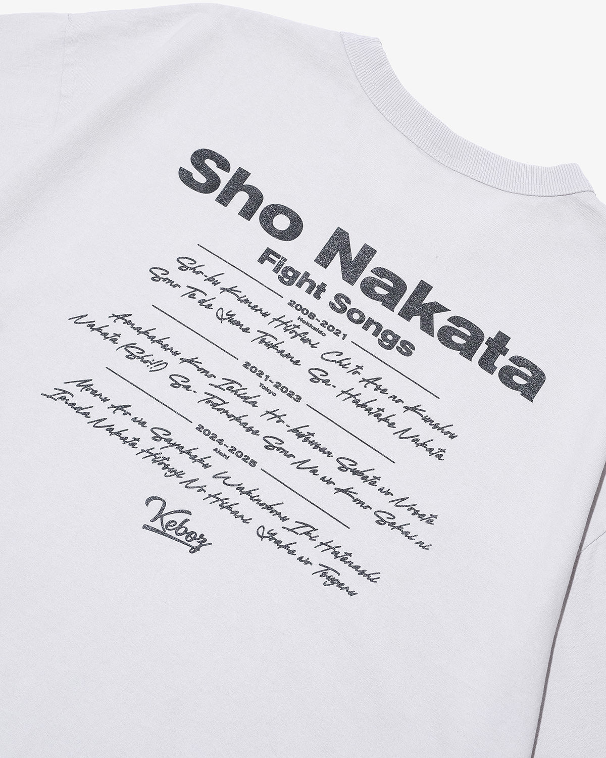 SHO NAKATA × KEBOZ 04 S/S TEE