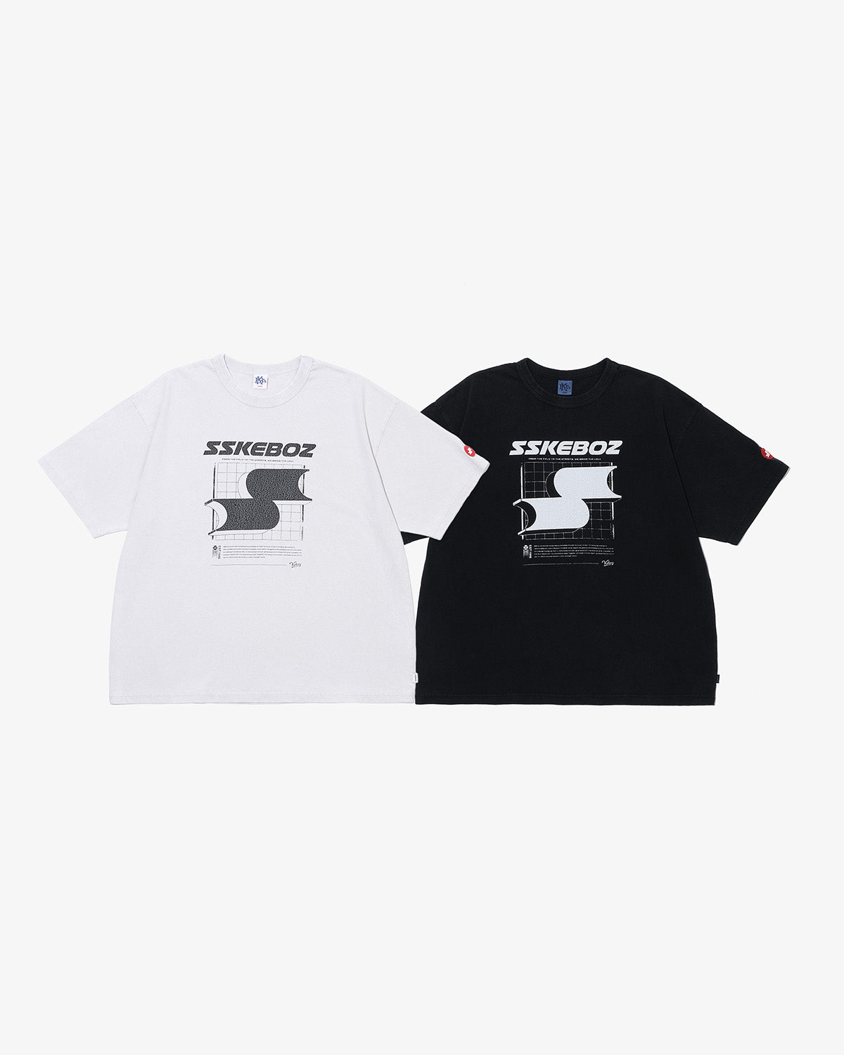 SSK × KEBOZ LOGO WASHED S/S TEE