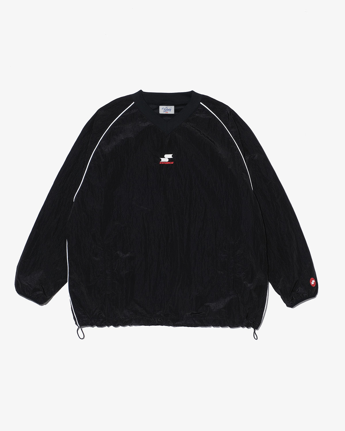 SSK × KEBOZ NYLON V-NECK PULLOVER JACKET