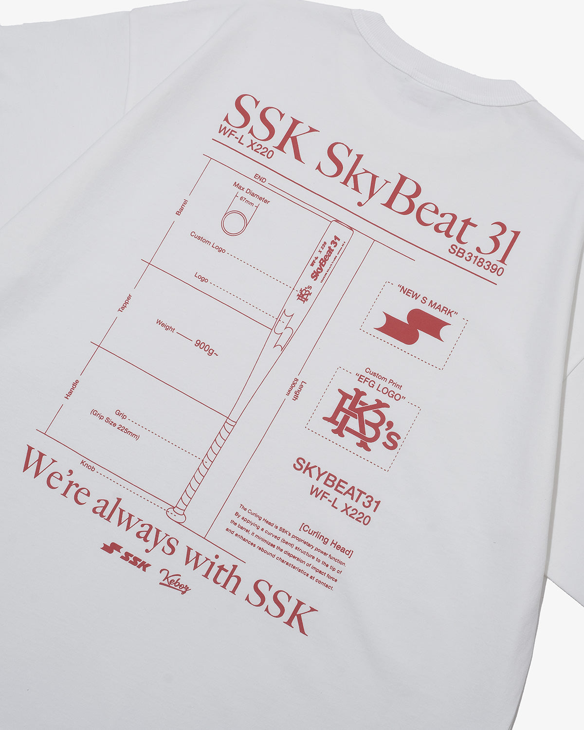 SSK × KEBOZ SB31 S/S TEE
