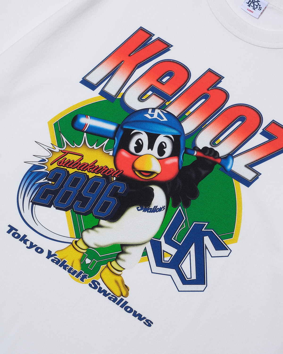 SWALLOWS × KEBOZ OLD TSUBAKUROU S/S TEE