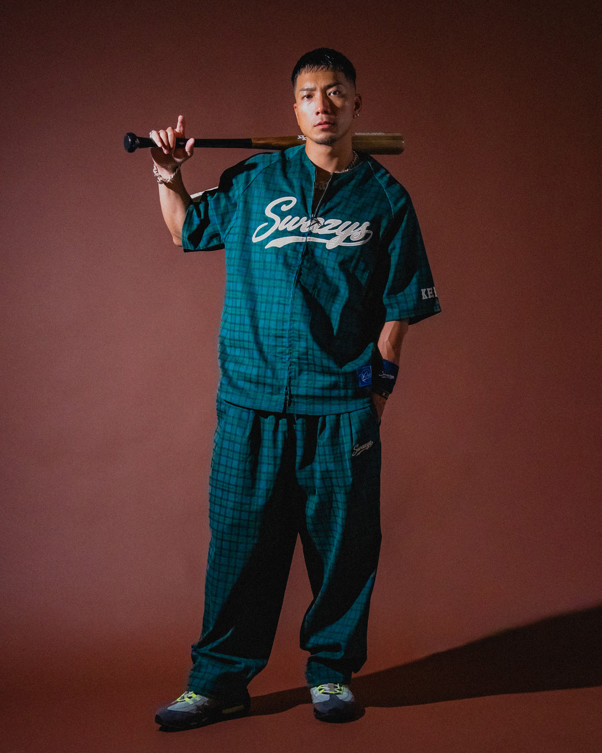 SWAY × KEBOZ SWAZYS CORDUROY BASEBALL JERSEY