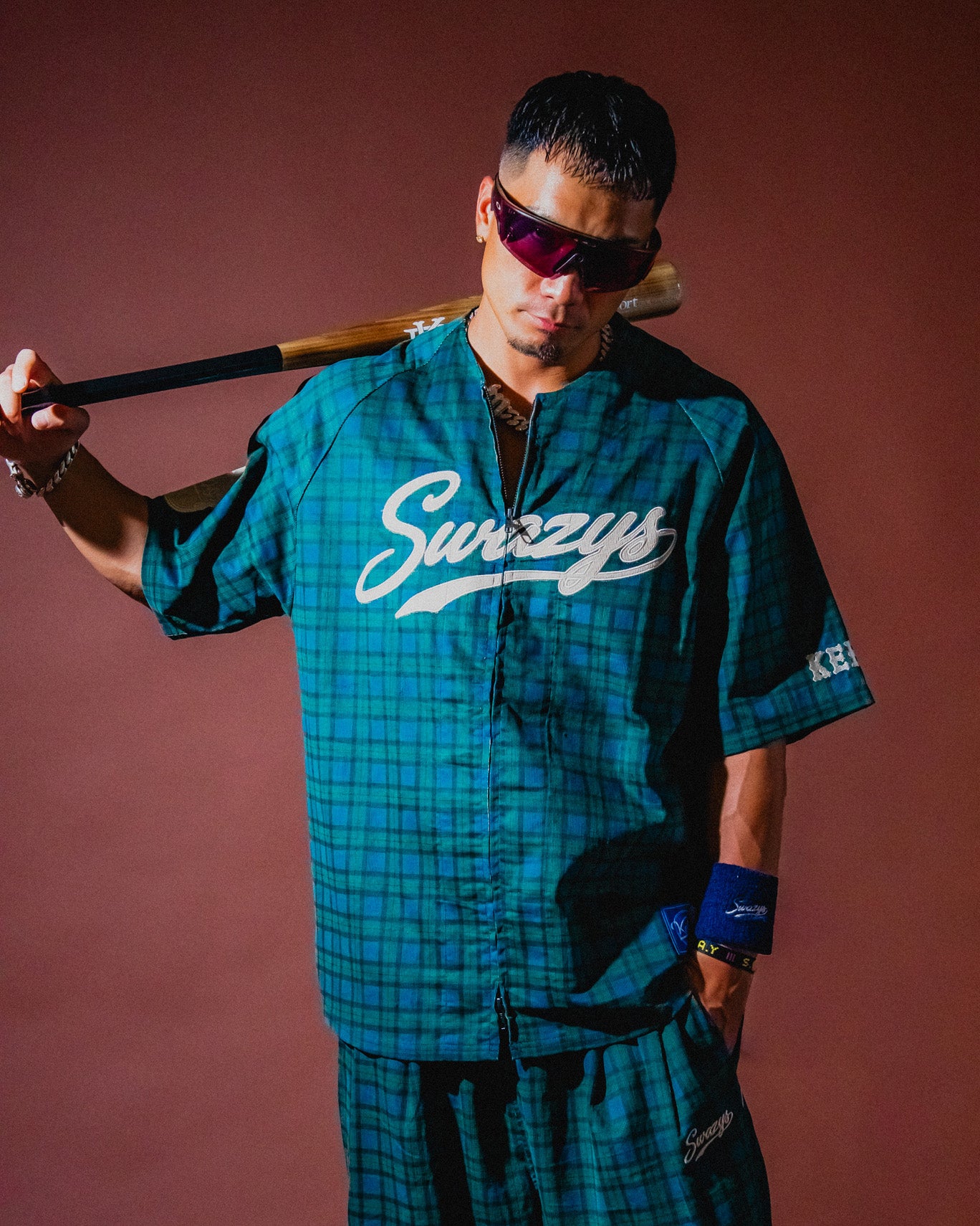 SWAY × KEBOZ SWAZYS CORDUROY BASEBALL JERSEY